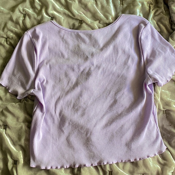 SHEIN purple large t-shirt #preppy#basic#cute#forsale - Picture 2 of 2